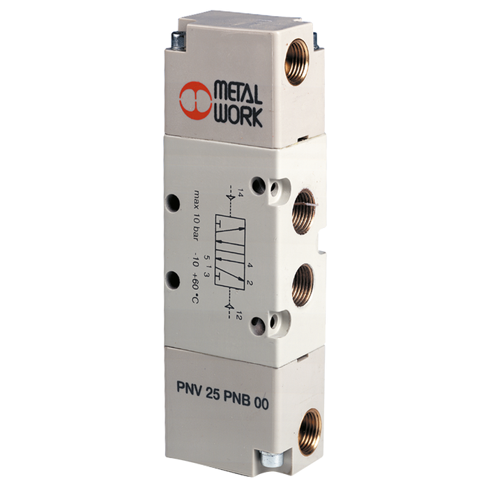 Metalwork - 7010011200 S70 Series 1/8 5/2 Double Pilot Pneumatic Valve - pneumaticsystems