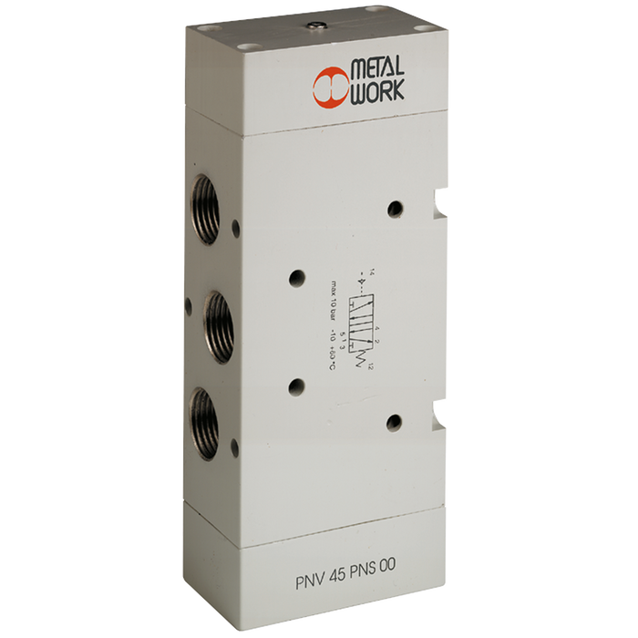 Metalwork - 7030011100 S70 Series 1/2 5/2 Pilot/Spring Pneumatic Valve - pneumaticsystems