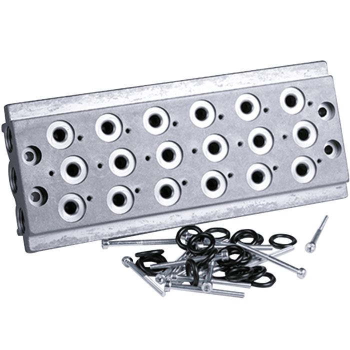 Metalwork  S70 ACC. 4 Position Base Kit 1/8 0223000401 - pneumaticsystems