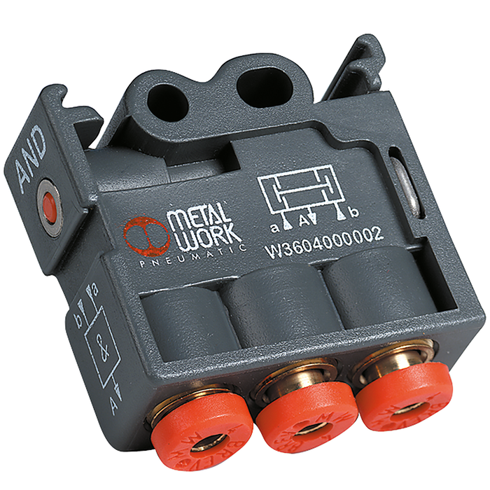 Metalwork - W3604000002 Pneumatic Logic Element AND Valve - pneumaticsystems