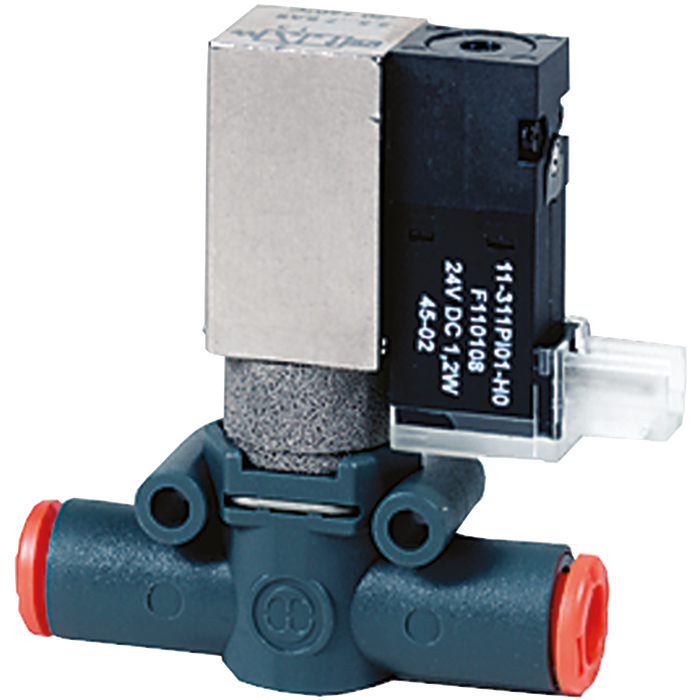 Metalwork - 9069024 Line on Line 3/2 NC 8mm Solenoid Valve - pneumaticsystems