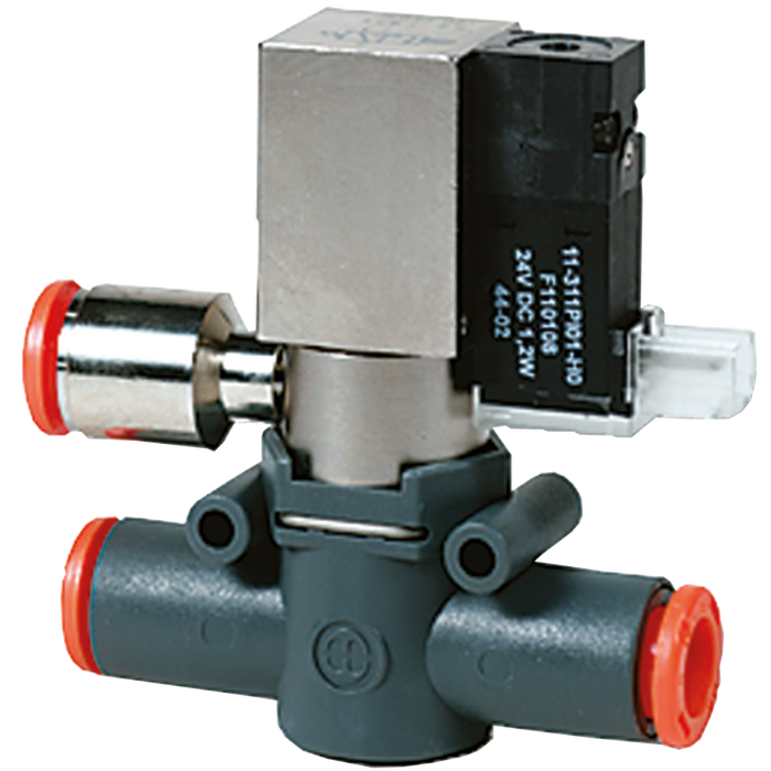 Metalwork - 9069224 Line On Line 3/2 NC 8mm Solenoid Valve Conveyed Exhaust - pneumaticsystems