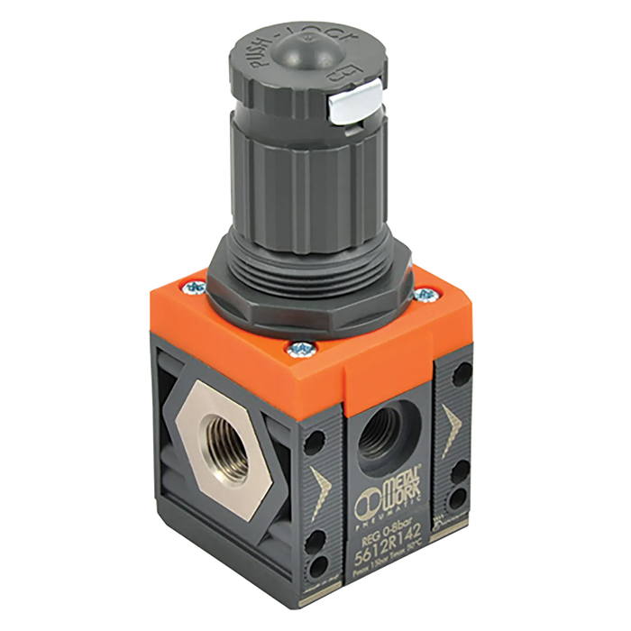 Metalwork - 5611R101 Syntesi SY1 1/8 Pressure Regulator 0-2 Bar - pneumaticsystems