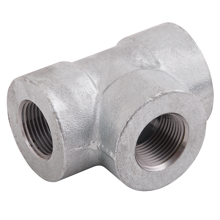 FT Pro - 1013-0016 2" NPT Female Equal Tee 3K ANSI B16.11 - pneumaticsystems