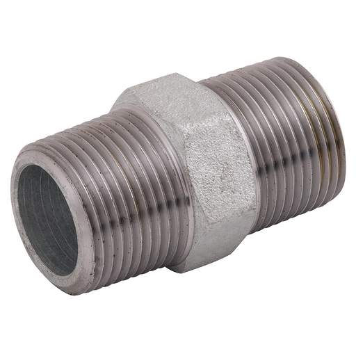 FT Pro - 1013-0032 2" NPT Male Hex Nipple 3K ANSI B16.11 - pneumaticsystems