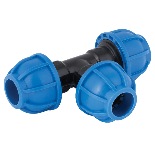 FT Pro - ST252525 25MM Plastic Equal Tee Connector - pneumaticsystems