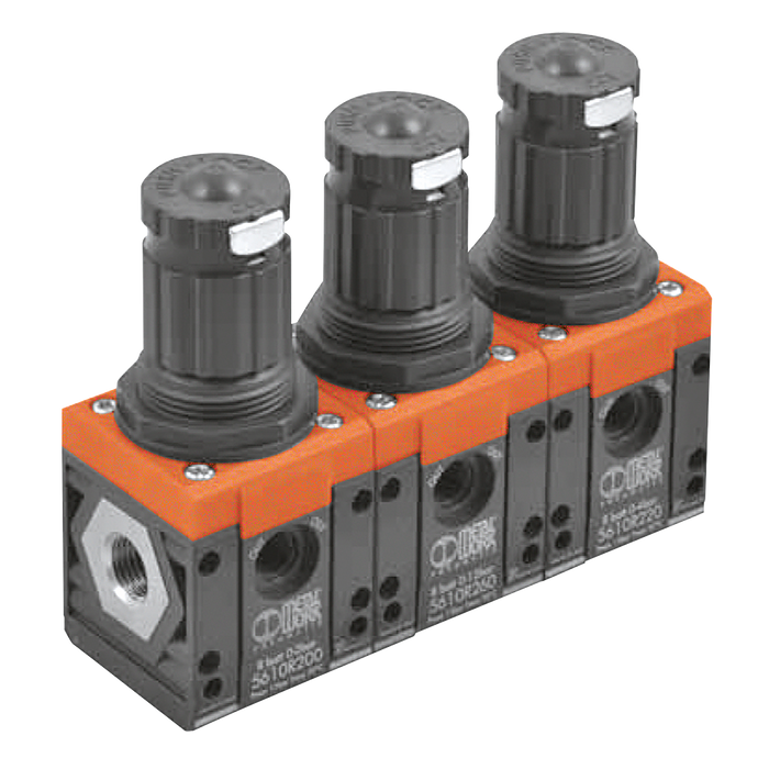 Metalwork - 5612R262 Syntesi SY1 1/4 In-Series Regulator 0-12 Bar - pneumaticsystems