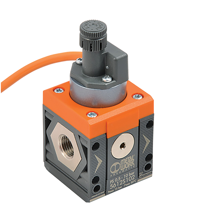 Metalwork - 5612S202 Syntesi SY1 1/4 Pressure Switch with M8 Cable Connector - pneumaticsystems