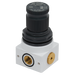 Metalwork - 5208004F Bit F Series 1/4 MRA Pressure Regulator 0-12 Bar - pneumaticsystems