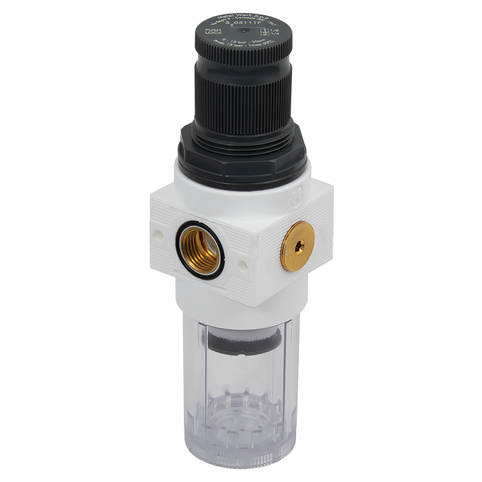 Metalwork - 5205105F Bit Filter Regulator 20 Micron 1/4 Pneumatic Fitting - pneumaticsystems