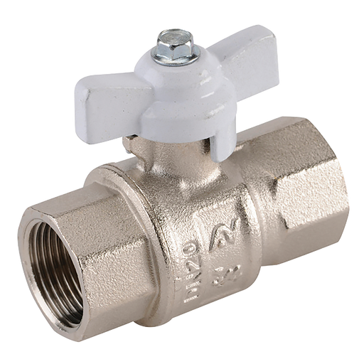 FT Pro - BV561-14 1/4" BSPP Brass Ball Valve Oxygen PTFE Seal - pneumaticsystems