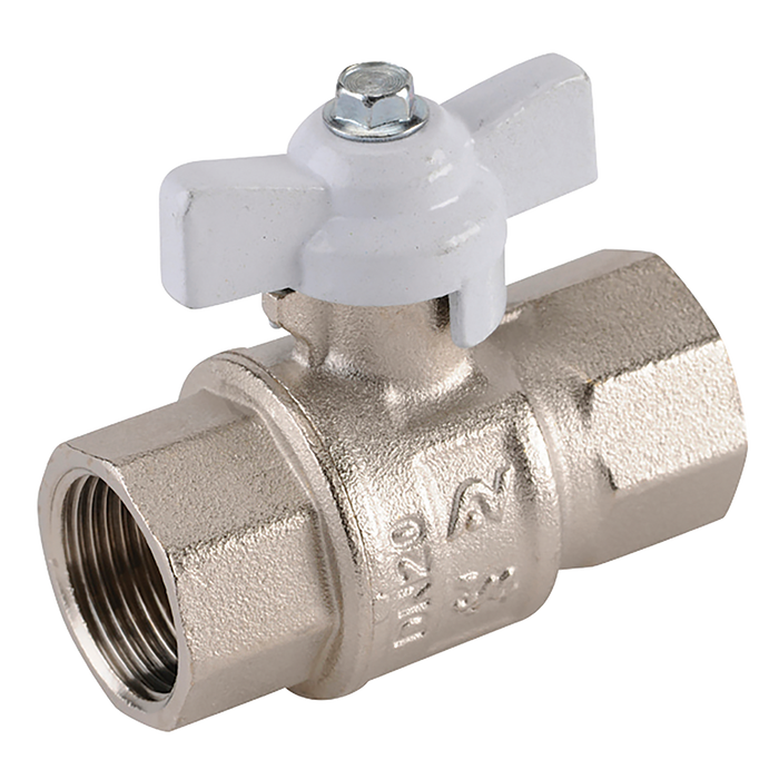 FT Pro - BV561-12 1/2" BSPP Brass Ball Valve Oxygen PTFE Seal - pneumaticsystems