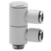 6Mm X 1/8 Bspp S7000 Dbl Adj Banj 2 Out