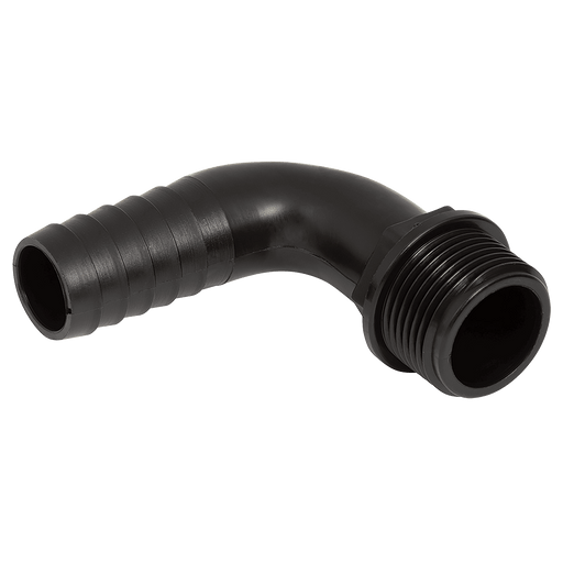 FT Pro - 29PHA34 1" BSPP Male X 32MM OD Male BSPP Elbow X Barb OD Threaded Stud - pneumaticsystems