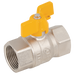 FT Pro - 1072-14 1/4" BSP Brass Ball Valve Gas App Butterfly Handle - pneumaticsystems