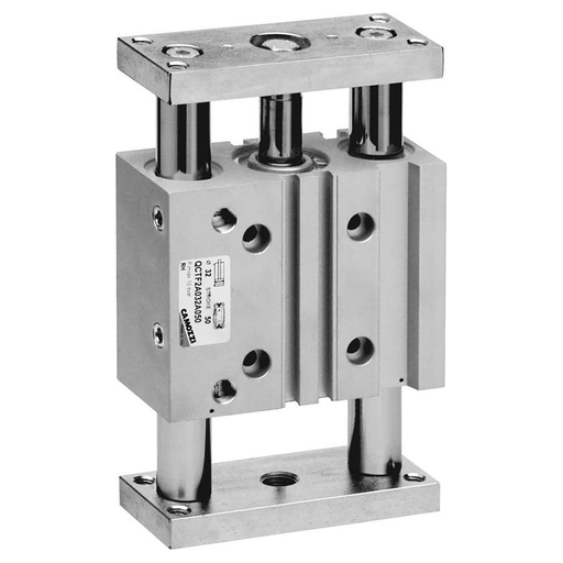 1/8" Bsp Parallel Female Ports Series Qcbf Double Acting Cylinder