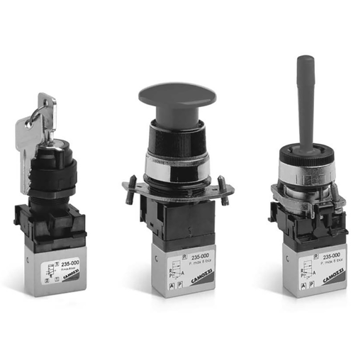 Manually Operated Mini Valve 5/3 Co 4Mm