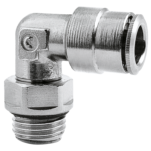04Mm Od X M5 Met Male Stud Elbow O/Ring