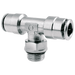 6Mm Odx1/4 Bsp O-Ring Swivel Branch Tee