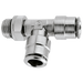 10Mm Od X 1/4 Bsp O-Ring Swivel Run Tee
