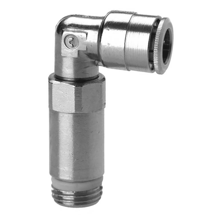 6Mm Od X 1/4 Extended Swiv Elb Push Fit