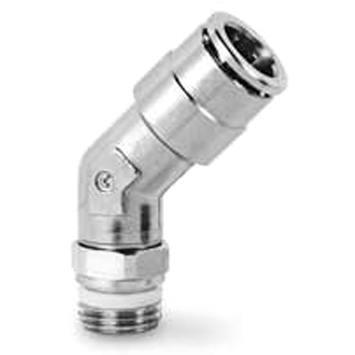 Push Fitt Swivel 45¬∞ Elbow 6Mm Tube 1/8