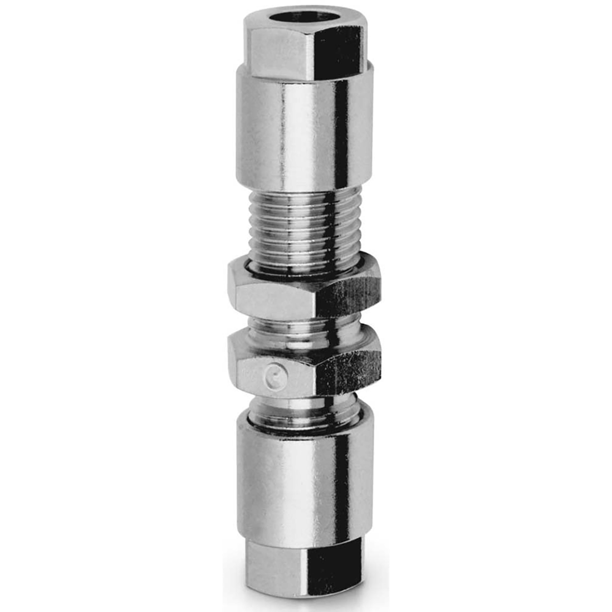 Camozzi 1250 10 Comp Fitting Bulkhead Connector 10mm Tube