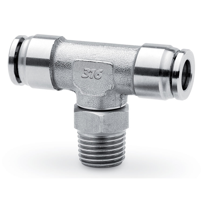 Swivel Branch Tee 6Mm Tube 1/4 St/St