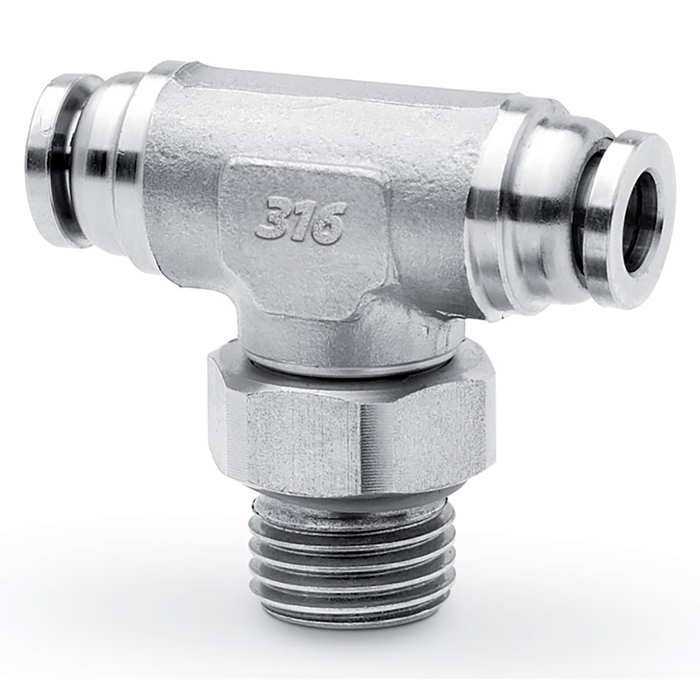 Swivel Branch Tee 12Mm Tube 1/4 St/St