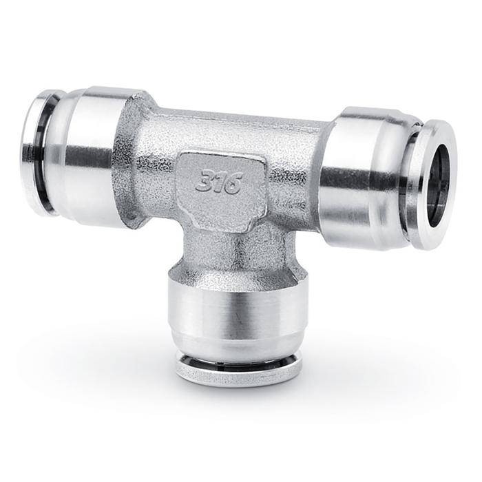 Push In Equal Tube Tee 6Mm Tube St/St