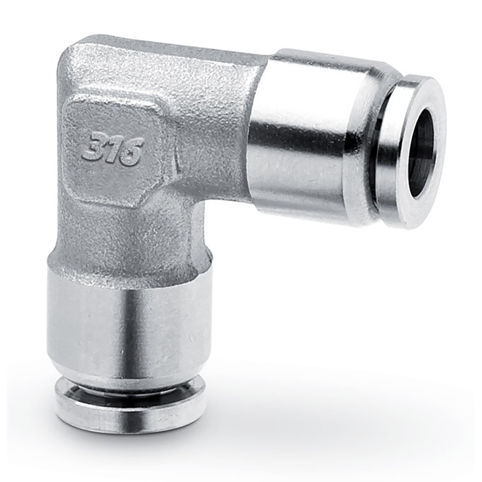 Push In Equal Tube Elbow 6Mm Tube St/St