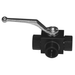 1/4" Bspp Carbon Steel Ball Valve Lport