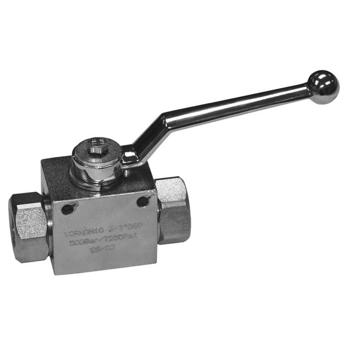 1.1/2" Bspp Carbon Steel Ball Valve Hp 2 Way