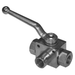 3/8" Bspp Carbon Steel Ball Valve Lport