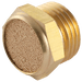FT Pro 1/2" BSPP Male Flat Silencer Brass 1866392 - pneumaticsystems