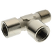 FT Pro - TB10 1/8" BSPT Male X 1/8" BSPP Female Equal Tee - pneumaticsystems