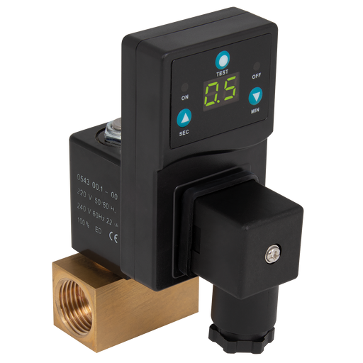 FT Pro - 790-03AC24 3/8" Brass Digital 24V AC Auto Drain - pneumaticsystems