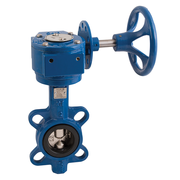 FT Pro - 2014WW 10G 2.1/2" Wafer B/Fly Valve CI/Ss/EP Gear - pneumaticsystems