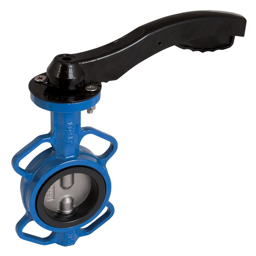 FT Pro - 2014WW 09 2 WRAS Wafer Butterfly Valve SS/EP Aluminium Lever Operated - pneumaticsystems