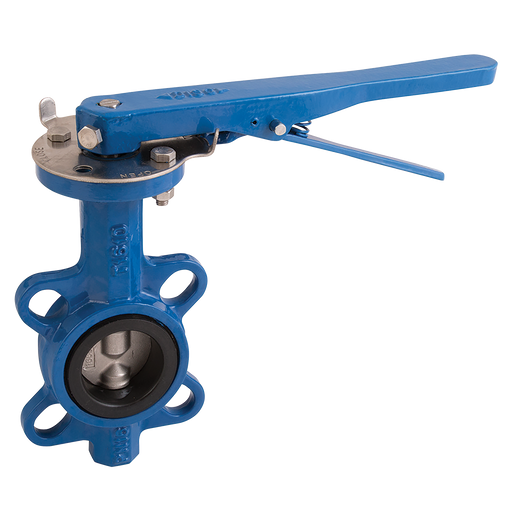 FT Pro - 2014WB 14 6" S300 Wafer Butterfly Valve SS Disc NBR Lever Operated - pneumaticsystems