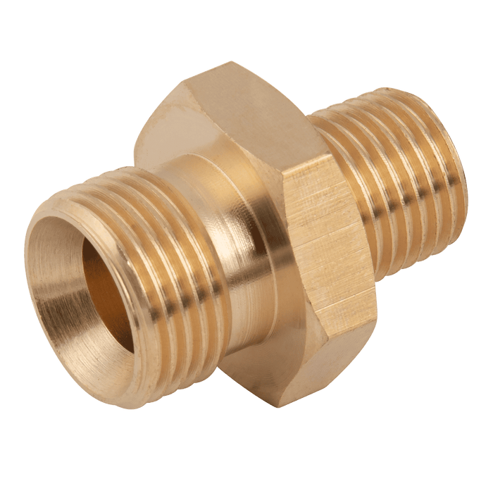 FT Pro - UP2-14-38P 3/8" BSPP Male X 1/4" BSPT Male Unequal Adaptor - pneumaticsystems