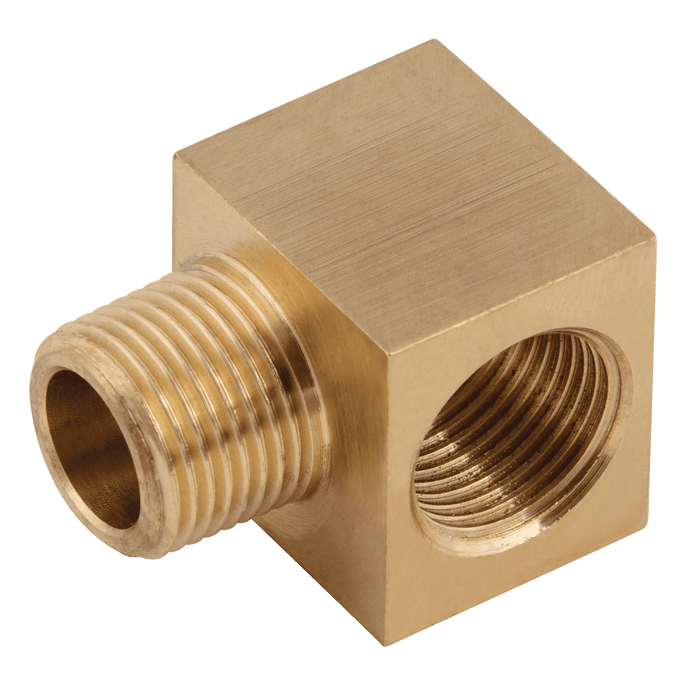 FT Pro - UP7-18C 1/8" BSPT Male X 1/8" BSPP Female Compact Elbow - pneumaticsystems