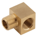 FT Pro - UP7-18C 1/8" BSPT Male X 1/8" BSPP Female Compact Elbow - pneumaticsystems