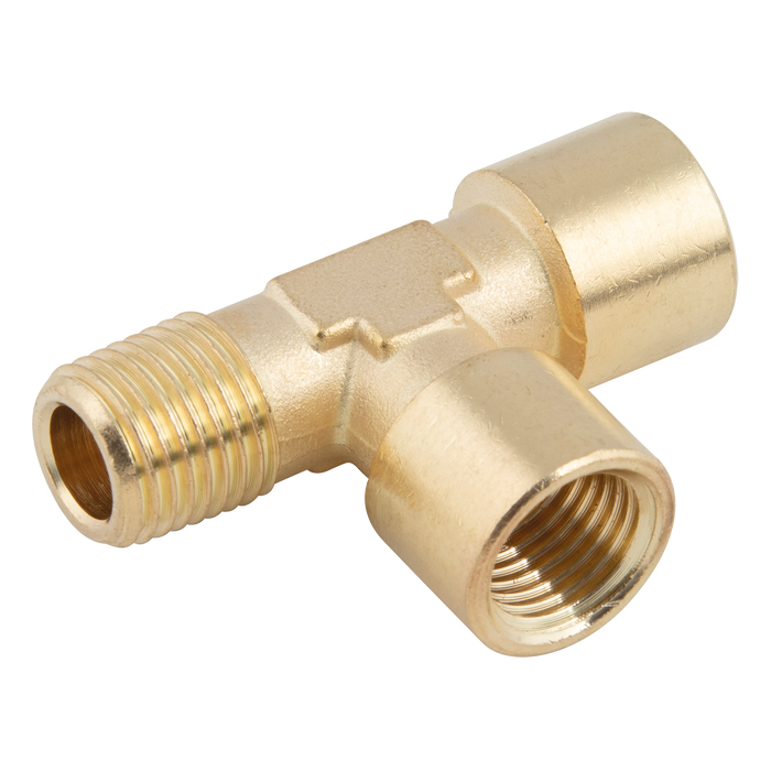 FT Pro - UP22-14 1/4" BSPP Female X 1/4" BSPT Male Equal Tee - pneumaticsystems
