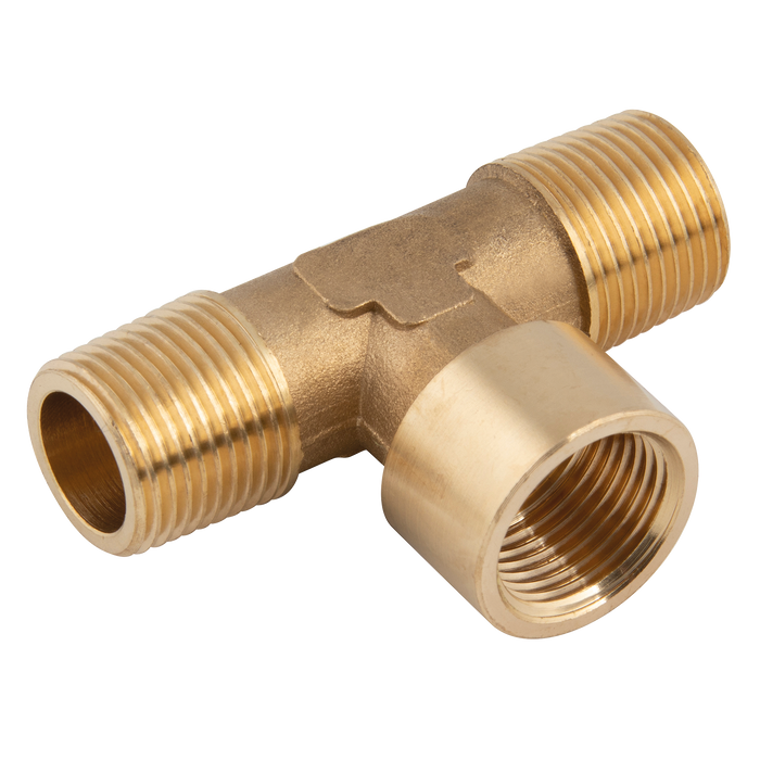 FT Pro - UP14-12 1/2" BSPT Male X 1/2" BSPT Male Equal Tee - pneumaticsystems