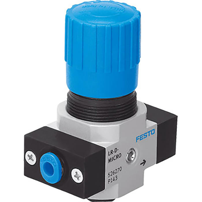 4Mm Regulator Sub-Base With Push-In Connector