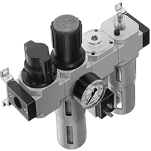 3/8" Service Unit Consisting Of Manual On/Off Valve