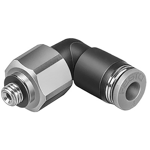 Qsrl-1/2-12 M/Stud Swivel Elbow