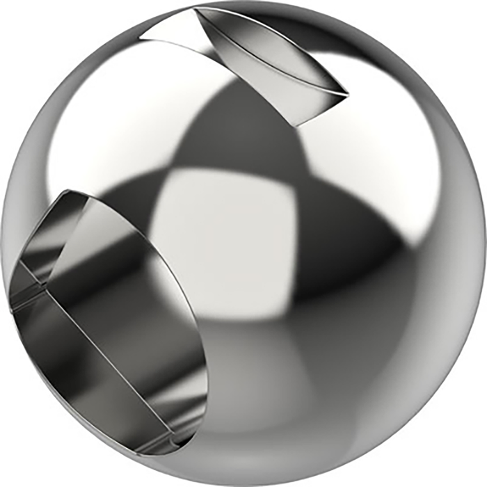 Vavc-F7-B-V90-4" V-Port Ball