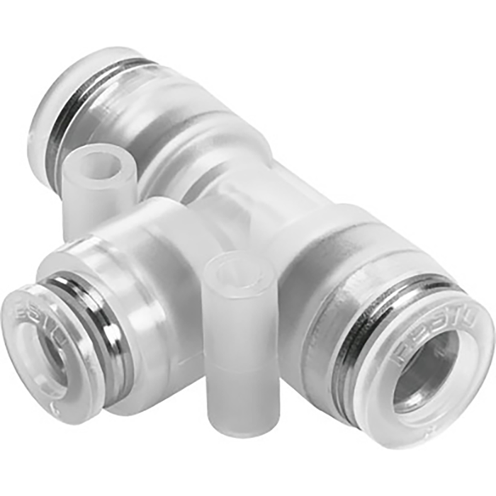 Npqp-T-Q10-Q8-Fd-P10 Push-In Tee Conn